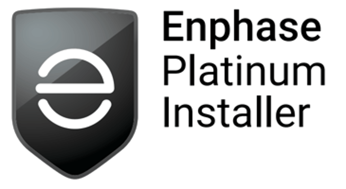 Enphase Platinum Installer badge
