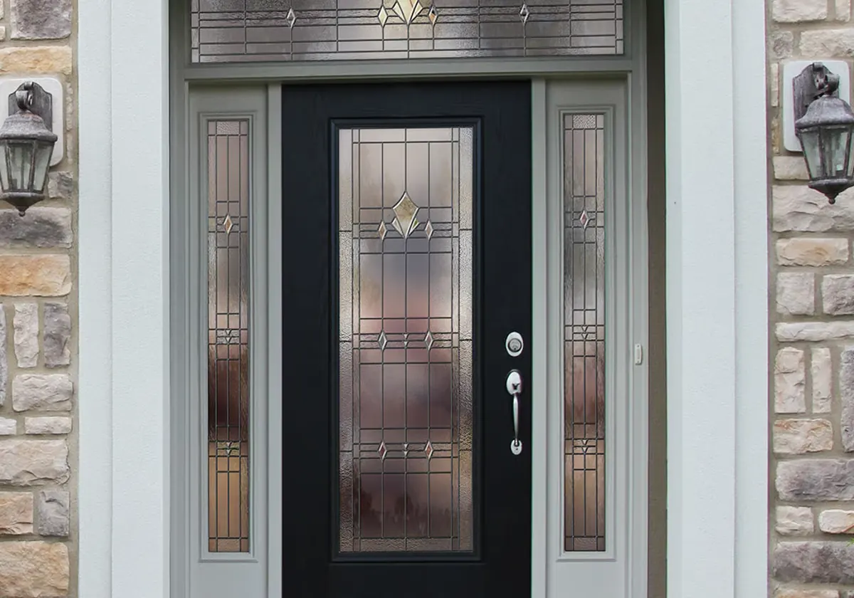 Entry door styles and finishes